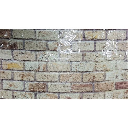 10 darab 3D ÖNTAPADÓS Falmatrica Tapéta 70 × 77 cm Natúr Tégla Dizájnnal