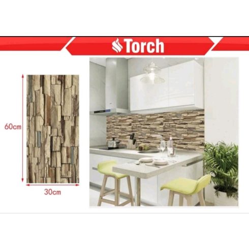 Öntapadós Torch Vinil Tapéta Dolomit Kő Mintás