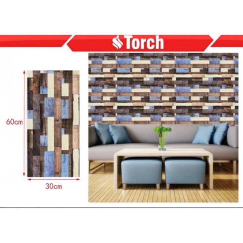 Öntapadós Torch Tapéta Rusztikus Tégla Mintás