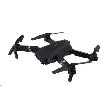   BH1404 Összecsukható Szelfi Wifi Drón új külsővel - Hordtáskával + propeller védő Fekete Élőképes Quadcopter