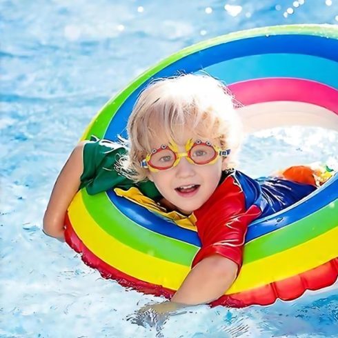 Aranyos rák figurás gyerek úszószemüveg – búvárszemüveg gyerekeknek víz alatti játékhoz