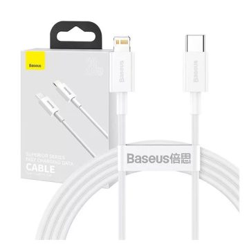   Baseus Superior USB-C - Lightning kábel, 20W, PD, 1,5m, fehér