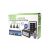 CCLamp Napelemes világítás készlet 3 db LED lámpával kábelekkel, 30W-os mini reflektorral és power bankkal. CL-03New