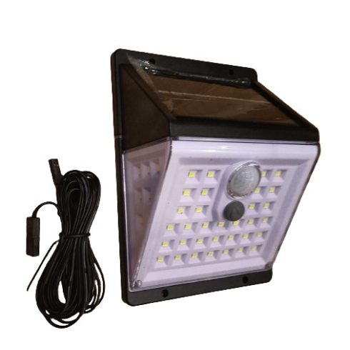 Napenergiás világítás 45 LED mozgás- és szürkületi érzékelővel