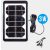 Solar Panel 3W CcLamp CL-630 vagy ZOPVZ ZO-717 USB Napelemes Töltő Kábelekkel