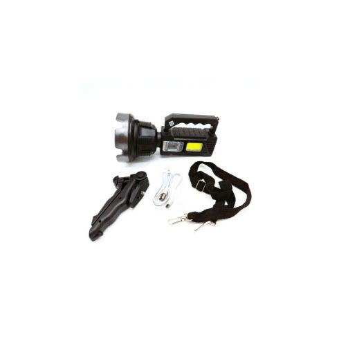 Nagy Kézi Keresőlámpa Extra erős LED lámpa Akkumulátorral tripod állvánnyal 500M, 150 W - COBA-CB-T300