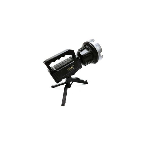 Nagy Kézi Keresőlámpa Extra erős LED lámpa Akkumulátorral tripod állvánnyal 500M, 150 W - COBA-CB-T300