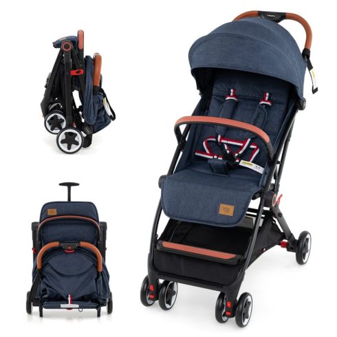 Canopy babakocsi állítható 95°-175° háttámlával Baby-Navy számára