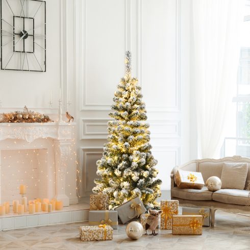 Tetszett karácsonyfa LED lámpákkal 135 cm