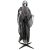 6.4 láb magas Halloween-i Grim Reaper világító szemekkel és ijesztő hangokkal