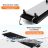   1800 W elektromos rács beltéri BBQ grill állítható hőmérsékletű 90 x 23 cm fekete