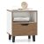Mid Century modern éjjeliszekrény fehér fiókkal