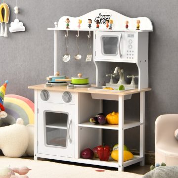   Oktató, játszókonyha gyerekeknek Pretend Play főzőkészlettel kisgyermekek számára
