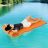   3 rétegű szakadásálló, relaxáló hab úszó párna - narancs