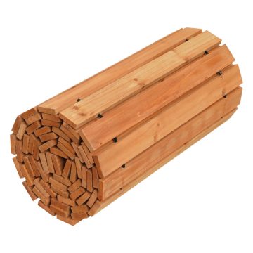   12 FT Wooden Garden Pathway 22 Inches Wide Outdoor Roll out Straight Walkway-1 Piece