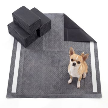   Charcoal-based absorbent dog training pads, 150 units, 6-layer waterproof, super absorbent, 60 x 60 cm