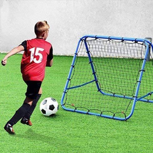 Kétoldalas futball-visszavágó háló