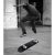 Gördeszka komplett tábla Funboard minicruiser fa deszka Longboard 20x79cm-fekete