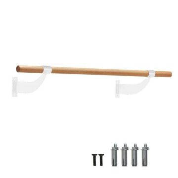 120 cm Falra szerelhető bükkfa balett, hordfehér