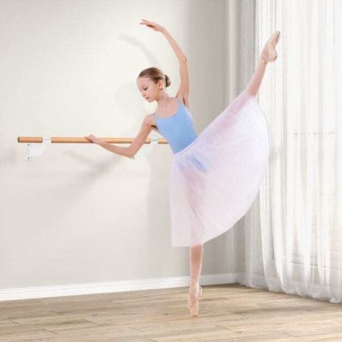 120 cm Falra szerelhető bükkfa balett, hordfehér
