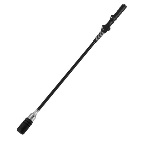 Golf Swing Trainer Click Stick Swing edzéssegéd a sebesség és rugalmasság fejlesztéséhez, fekete színben.