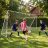   Futballkapu 367 x 124 cm fém kerettel 3 éves kortól és tinédzsereknek