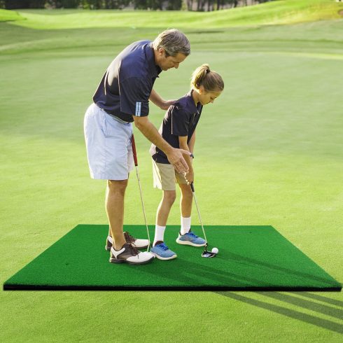 5 x 3 láb golfpálya 3 gumitee-vel
