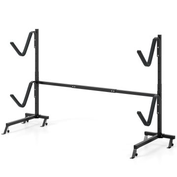   Kajak tartó kajak tároló állvány kajak állvány kajakokhoz SUP kenuk 80 kg teherbírás fekete