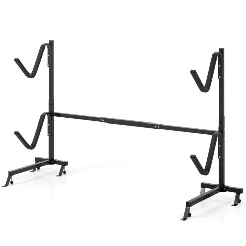 Kajak tartó kajak tároló állvány kajak állvány kajakokhoz SUP kenuk 80 kg teherbírás fekete