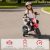 12V elektromos Kids' Motorkerékpár, elektromos motorkerékpár gyerekeknek eltávolítható edzőkerekekkel & Felfüggesztés, elektromos motorkerékpár, piros