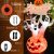 Halloween dekoráció szellemekkel és tökök 140 x 90 x 182 cm