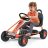   Toy Gokart állítható üléssel és stabil kézifékkel, biztonságos, robusztus pedálos gokart gyerekeknek, narancssárga