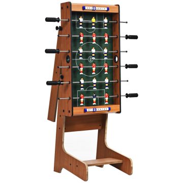   Csocsóasztal Helytakarékos fociasztal robusztus nyéllel 33 x 36 x 109 cm natúr