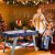 Air Hockey játékasztal motoros jégkorong játékasztal 2 tolóval és koronggal, állítható lábtámaszokkal, fehér