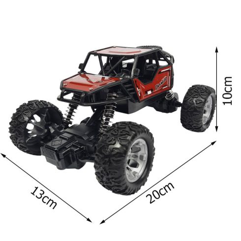1:20 Conqueror Homokfutó Terepjáró Piros vagy Zöld 20 cm x 13 x 9 cm - lengéscsillapítós távirányítós autó Li-ion Akkuval