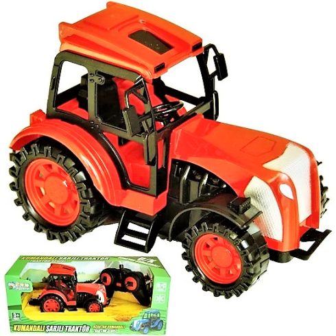 Távirányítós Akkus RC Játék Traktor 20 Cm  – Minden irányba jól manőverezhető