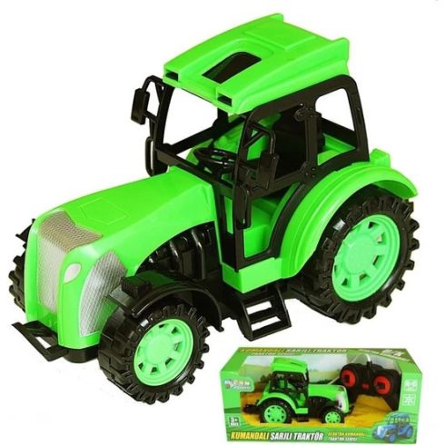 Távirányítós Akkus RC Játék Traktor 20 Cm  – Minden irányba jól manőverezhető