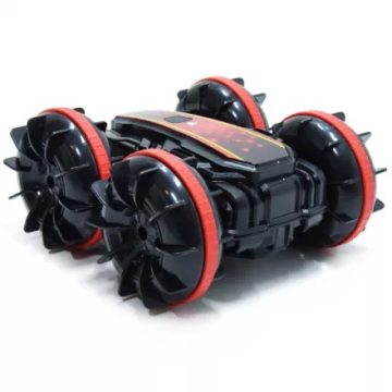   King Toys Kétéltü Vízálló Kézi Vezérlésű Távirányítós Kaszkadőr Autó - KÉTOLDALÚ, 180°-BAN ÁTFORDUL