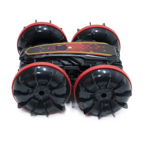 King Toys Kétéltü Vízálló Kézi Vezérlésű Távirányítós Kaszkadőr Autó - KÉTOLDALÚ, 180°-BAN ÁTFORDUL