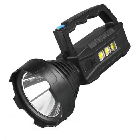 Újratölthető Zseblámpa, SolarOne® CX-8808 Li-Ion akkumulátor, oldalsó LED, akkumulátorjelző