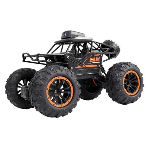 1:18 Távirányítós Sziklamászó Terepjáró HD Wifi Kamerával 4 WD hajtás 3.7V Akku Kamerás Autó