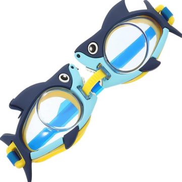   Aranyos cápa figurás gyerek úszószemüveg – búvárszemüveg gyerekeknek víz alatti játékhoz