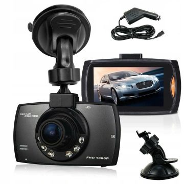   CarCam Stílusú Autós Kamera - Menetrögzítő - 2,4" - Full HD Éjjellátó Funkcióval Magyar Menü