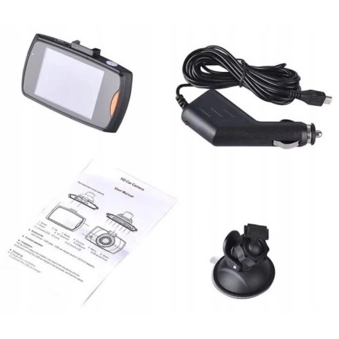 CarCam Stílusú Autós Kamera - Menetrögzítő - 2,4" - Full HD Éjjellátó Funkcióval Magyar Menü