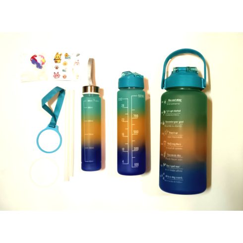 Havita 3in1 motivációs kulacs szett 2L/900ML/300 ML Családi készlet