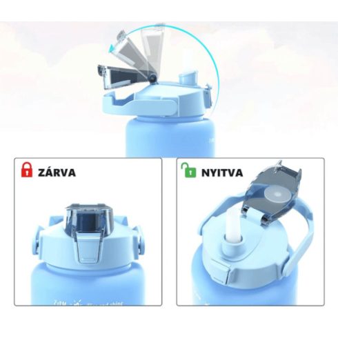 Havita 3in1 motivációs kulacs szett 2L/900ML/300 ML Családi készlet