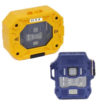   D54 elektromos, víz- és szélálló Túlélő öngyújtó, zseblámpa funkcióval, díszdobozban