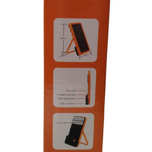 SilverHome Napelemes töltőállomás LED világítással 6 volt