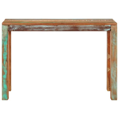 Tömör újrahasznosított fa tálalóasztal 110 x 35 x 76 cm
