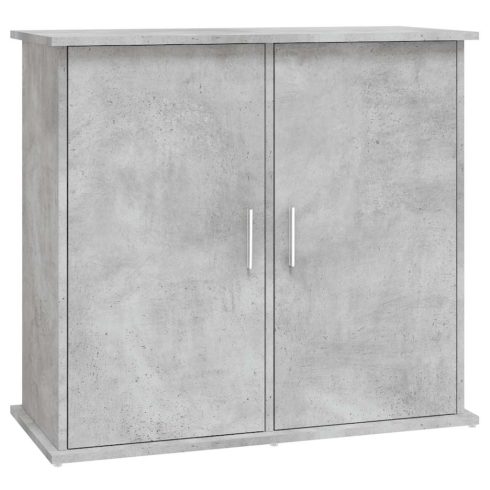 Betonszürke akváriumállvány 81 x 36 x 73 cm rétegelt fából